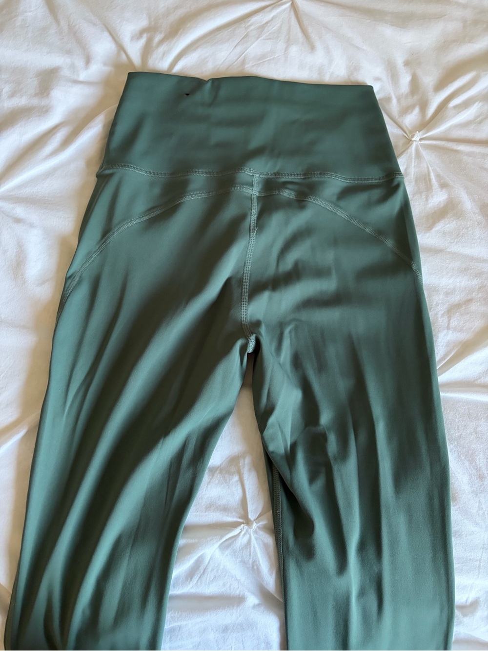 Women’s Green Active Zip Jacket & Flare leg Leggings Yoga Pants Set - Picture 8 of 9